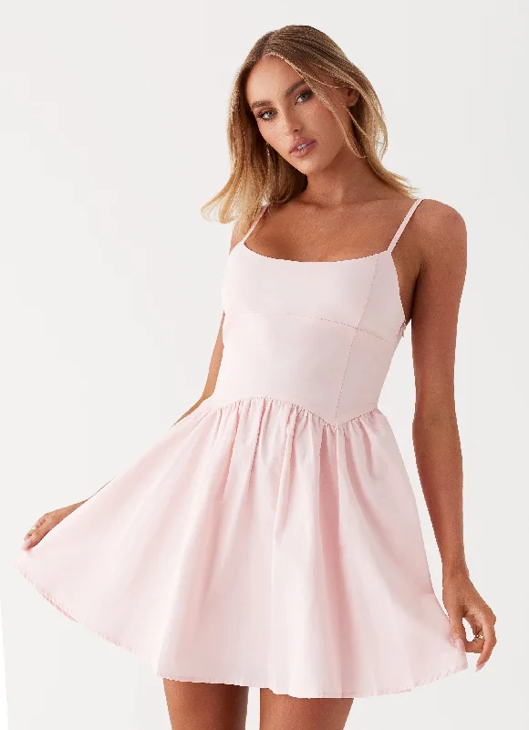 Lace - Trimmed Casual Dresses for a Delicate Touch​ Tesoro Mio Mini Dress - Pink