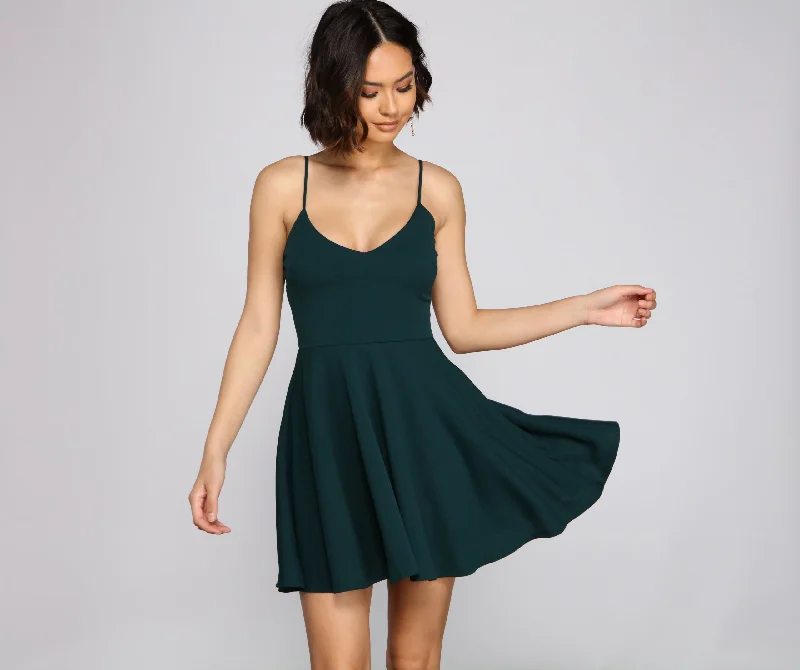 Floral print mini dresses for summer parties Total Daydream Sleeveless Skater Dress