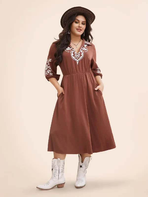 Argyle - Printed Casual Dresses in Pastel Hues Precision Printing Waist-Cinching Midi Dress Argyle - Printed Casual Dresses in Pastel Hues Precision Printing Waist-Cinching Midi Dress