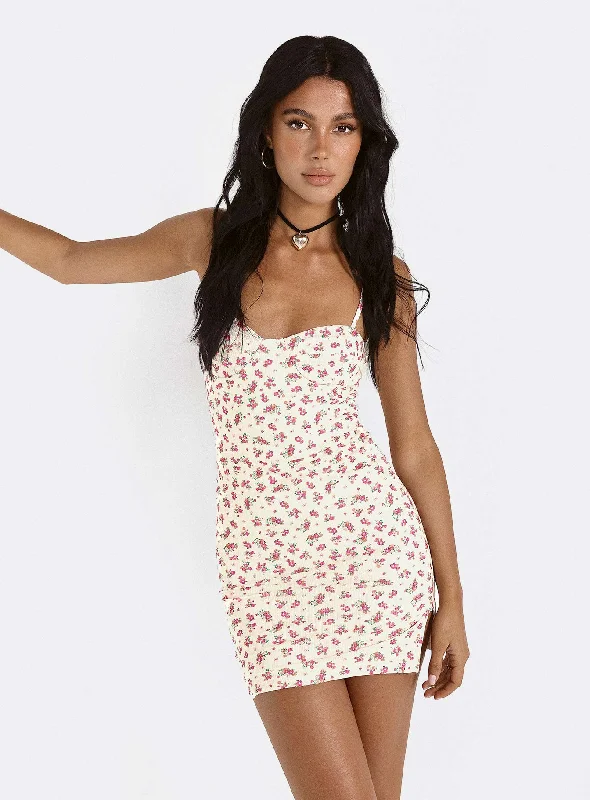 Mini dresses with empire waists for a flattering fit Belladonna Mini Dress Pink Multi / Floral Mini dresses with empire waists for a flattering fit Belladonna Mini Dress Pink Multi / Floral