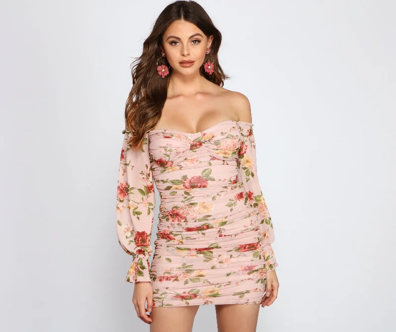 Mini dresses with beaded embellishments for a fancy event Total Sweetheart Floral Mini Dress Mini dresses with beaded embellishments for a fancy event Total Sweetheart Floral Mini Dress