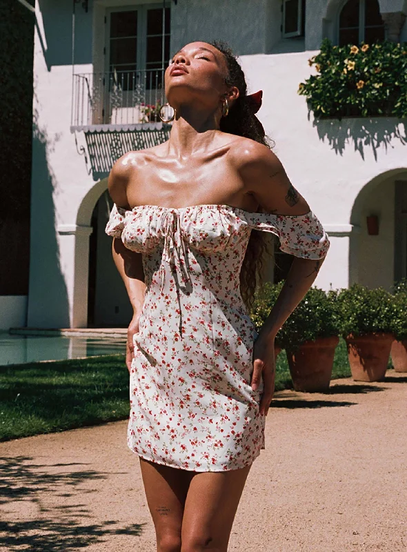 Strapless mini dresses for a beach vacation Bellerine Mini Dress Multi