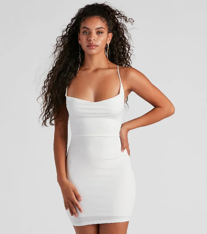 Mini dresses with geometric prints for a modern aesthetic Chic Details Strappy Back Mini Dress Mini dresses with geometric prints for a modern aesthetic Chic Details Strappy Back Mini Dress