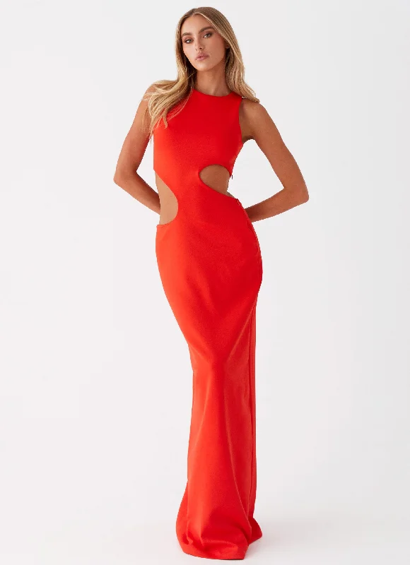 Brand - Specific Casual Dresses from Popular Labels​ Vaeloria Maxi Dress - Red