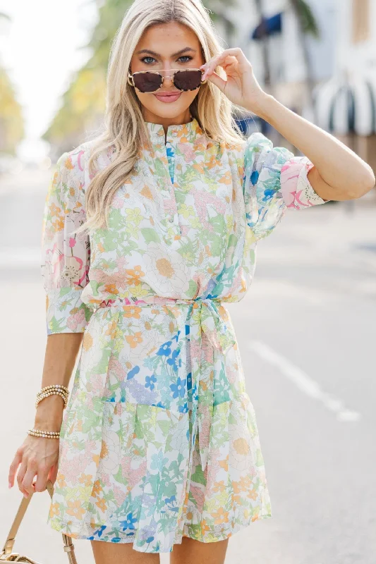 Winter - Warm Casual Dresses with Lined Fabrics You Have My Attention White Floral Dress Winter - Warm Casual Dresses with Lined Fabrics You Have My Attention White Floral Dress
