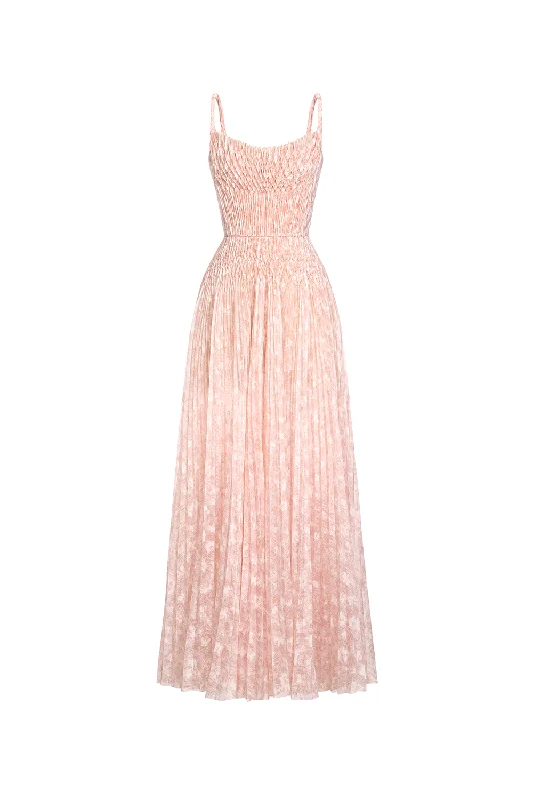 Layered Casual Dresses for a Stylish Ensemble​ Pleated Maxi Dress