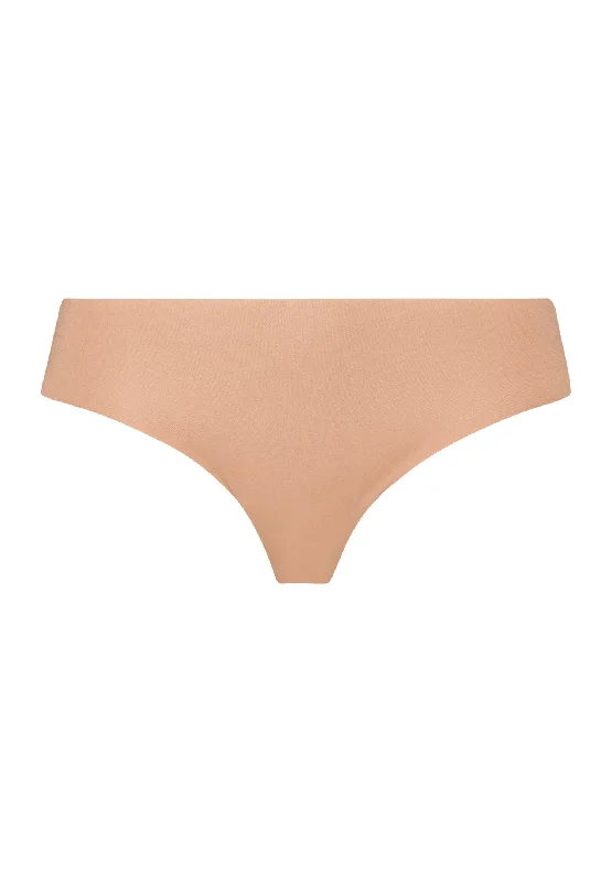 Women's cheeky briefs with a cut - out side Invisible Cotton Hi Cut Brief | Beige 71227-1272 Women's cheeky briefs with a cut - out side Invisible Cotton Hi Cut Brief | Beige 71227-1272