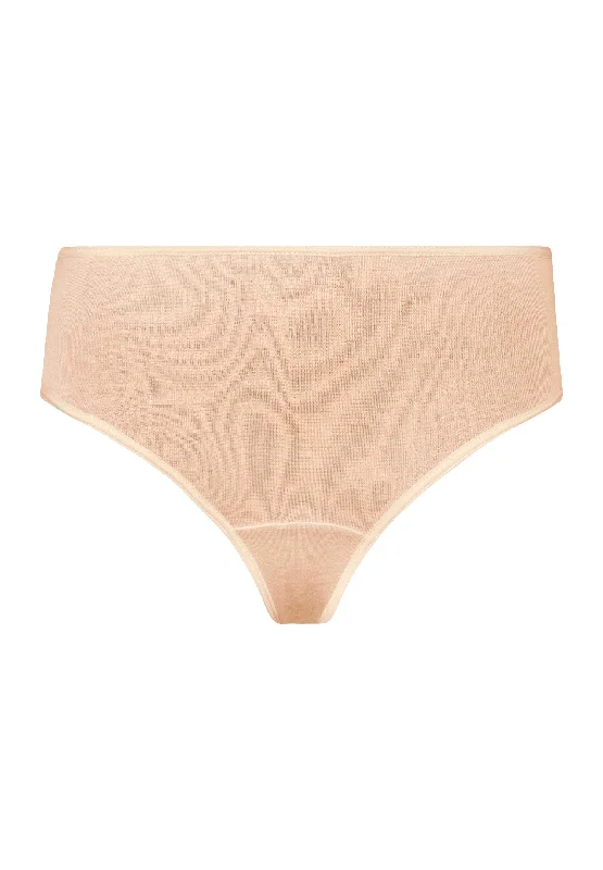 Women's silk - lined briefs for a luxurious feel Luxury Moments Lace-Back Brief | Beige 71480-274 Women's silk - lined briefs for a luxurious feel Luxury Moments Lace-Back Brief | Beige 71480-274