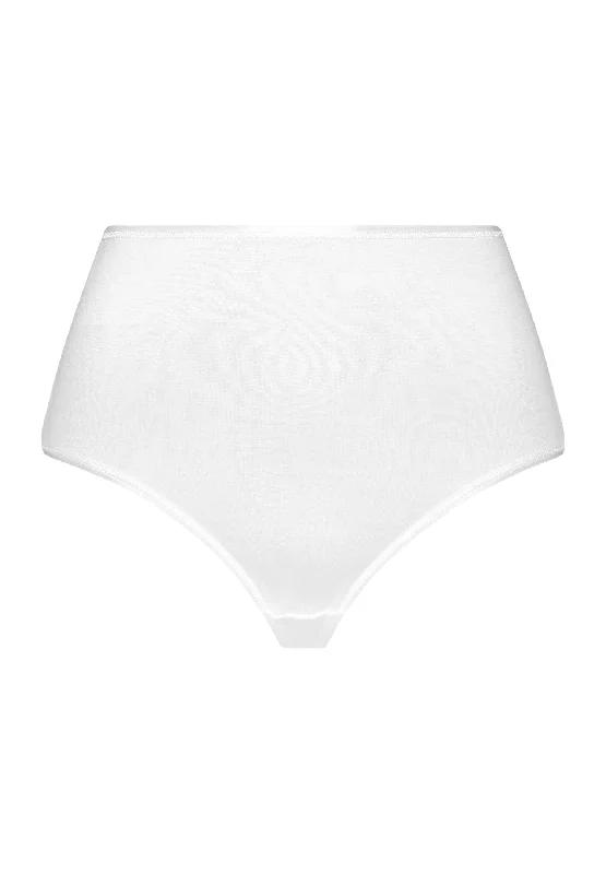 Women's leopard - print briefs for a wild look Cotton Seamless Full Brief | White 71625-101 Women's leopard - print briefs for a wild look Cotton Seamless Full Brief | White 71625-101