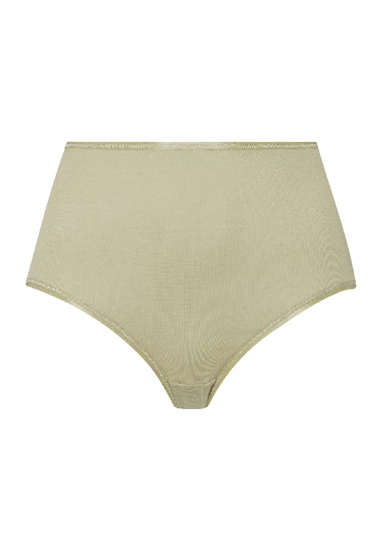 Women's party - wear briefs for a night out Cotton Seamless Full Brief | Moss Green 71625-2720 Women's party - wear briefs for a night out Cotton Seamless Full Brief | Moss Green 71625-2720