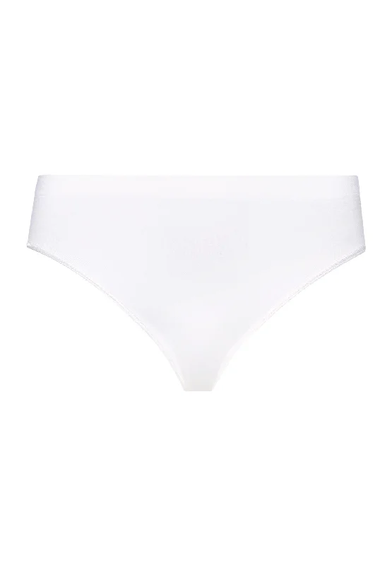 Women's sports - wear briefs for athletic activities Touch Feeling Hi Cut Brief | White 71812-101 Women's sports - wear briefs for athletic activities Touch Feeling Hi Cut Brief | White 71812-101