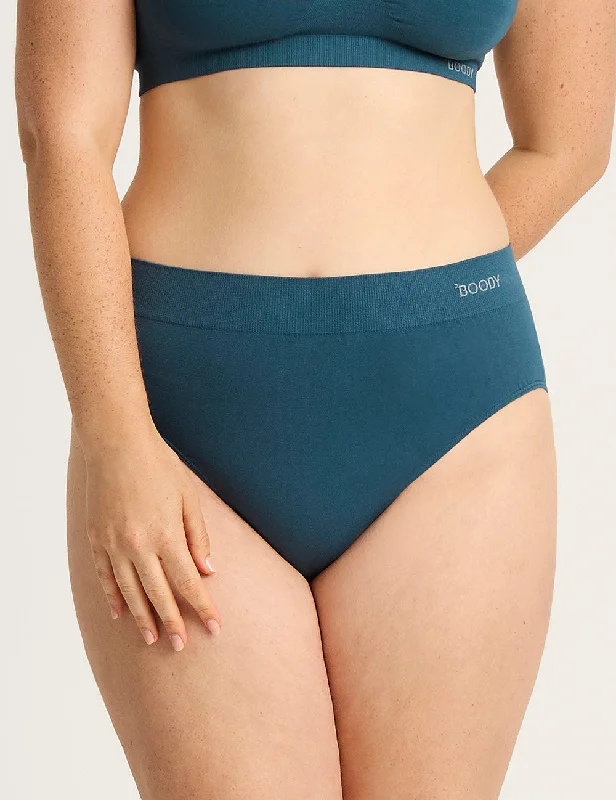 Women's silk - lined briefs for a luxurious feel Full Brief - Teal