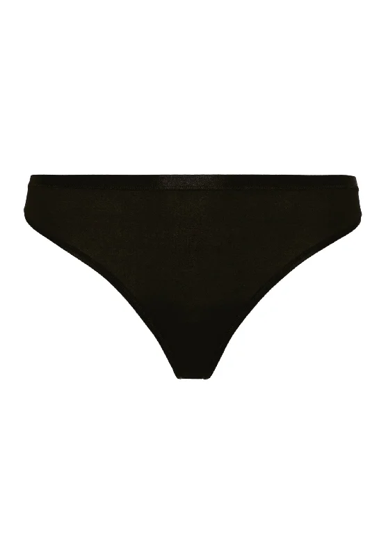 Cotton Sensation Thong | Black 71402-019