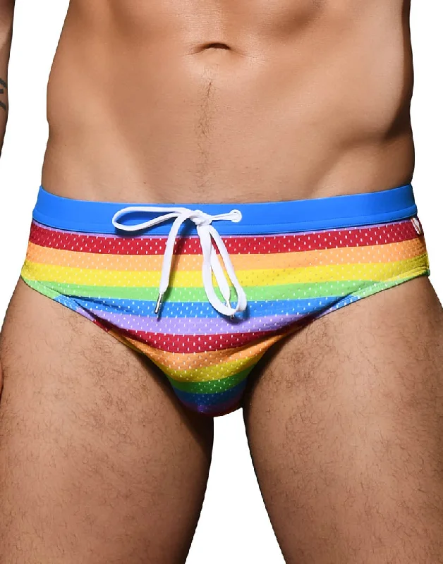 Bikini briefs made of stretchy fabric​ Andrew Christian Pride Mesh Bikini 7921