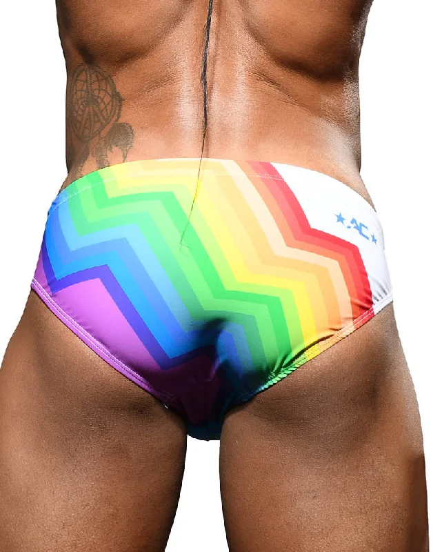 Bikini briefs with a high - waist and cheeky back Andrew Christian Pride Vision Bikini 7925 Bikini briefs with a high - waist and cheeky back Andrew Christian Pride Vision Bikini 7925