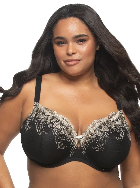 celebrity inspired women bra and panty sets for a trendy look Aura Embroidered Contour Bra celebrity inspired women bra and panty sets for a trendy look Aura Embroidered Contour Bra