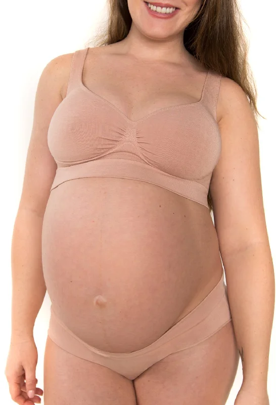 padded moisture wicking women nursing bra Pregnancy Bamboo Sleep Bra