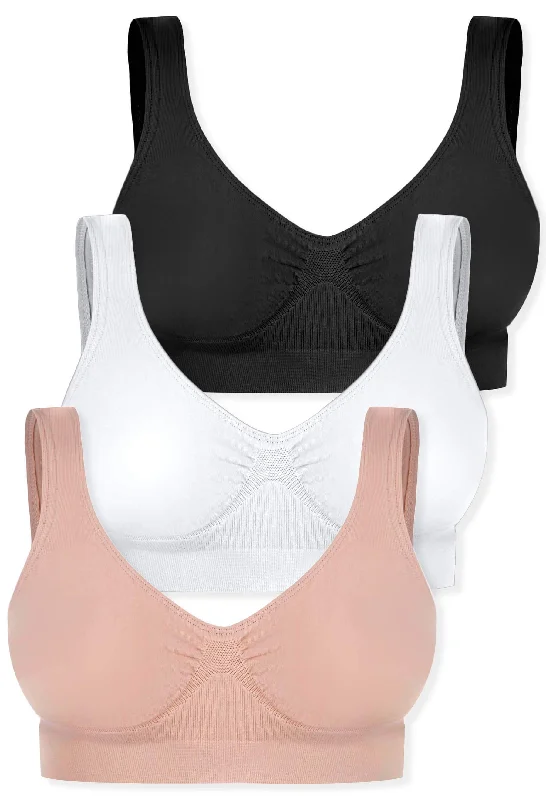 maternity and nursing combined women nursing bra Pregnancy Bamboo Sleep Bra - 3 Pack maternity and nursing combined women nursing bra Pregnancy Bamboo Sleep Bra - 3 Pack