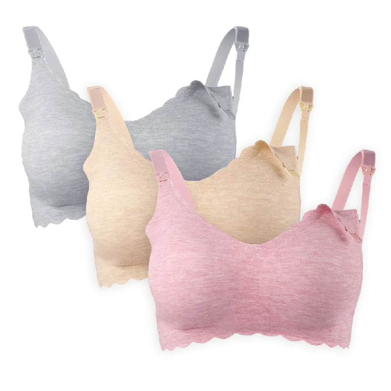 convertible women nursing bra with different styles Buttercup Seamless Nursing Bralette (3 Pack) Last Set! convertible women nursing bra with different styles Buttercup Seamless Nursing Bralette (3 Pack) Last Set!