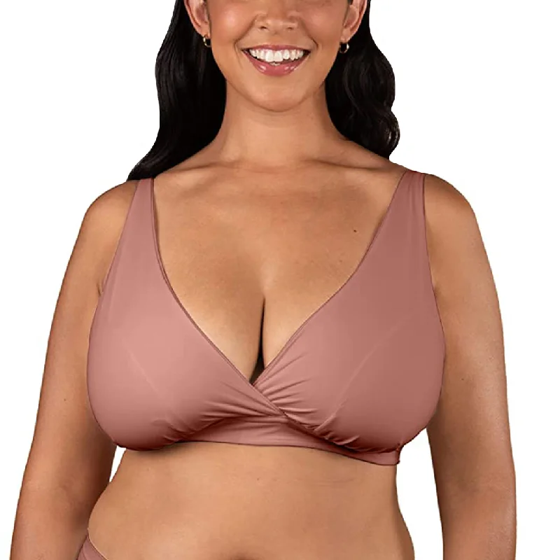 padded cup women nursing bra BRAVADO! DESIGNS Ballet FULL CUP Plunge Crossover Bra (1260VFC) - Roseclay padded cup women nursing bra BRAVADO! DESIGNS Ballet FULL CUP Plunge Crossover Bra (1260VFC) - Roseclay