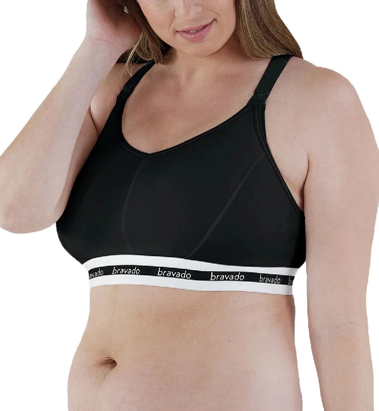moisture wicking women nursing bra BRAVADO! DESIGNS Full Cup Original Nursing Bra (1015V) - Black moisture wicking women nursing bra BRAVADO! DESIGNS Full Cup Original Nursing Bra (1015V) - Black