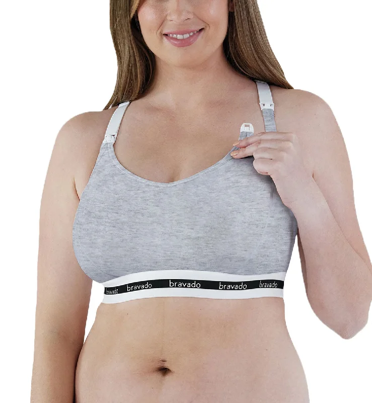 convertible women nursing bra with different styles BRAVADO! DESIGNS Full Cup Original Nursing Bra (1015V) - Dove Heather convertible women nursing bra with different styles BRAVADO! DESIGNS Full Cup Original Nursing Bra (1015V) - Dove Heather