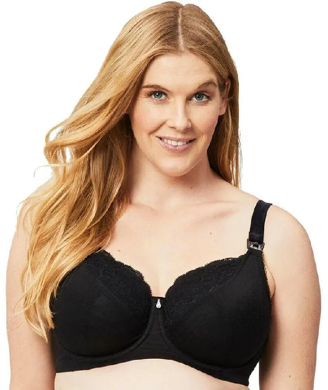 padded moisture wicking women nursing bra Cake Maternity TimTams Flexi Wire Lace Nursing Bra - Black padded moisture wicking women nursing bra Cake Maternity TimTams Flexi Wire Lace Nursing Bra - Black