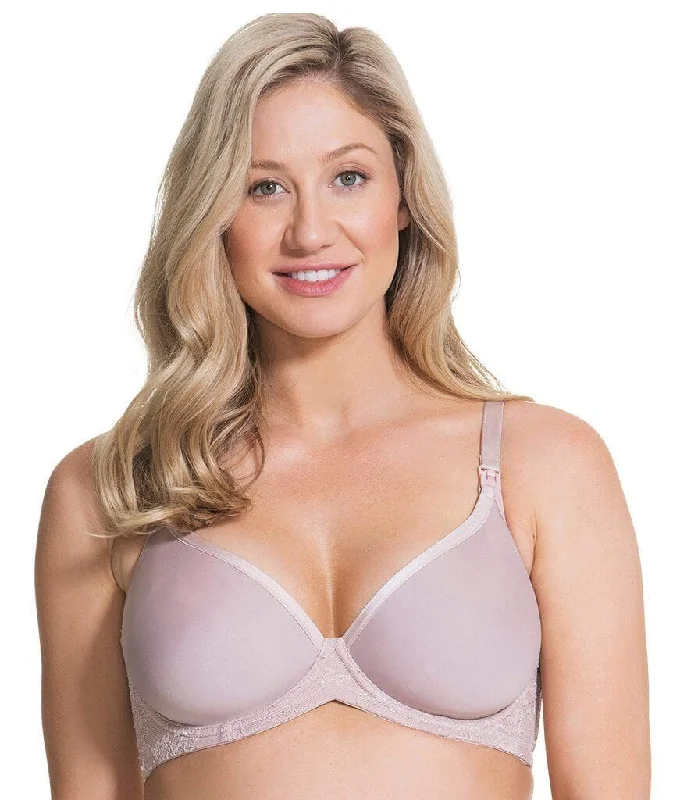 seamless women nursing bra for comfort Cake Maternity Waffles 3D Spacer Contour Flexi Wire Nursing Bra - Oyster Pink seamless women nursing bra for comfort Cake Maternity Waffles 3D Spacer Contour Flexi Wire Nursing Bra - Oyster Pink