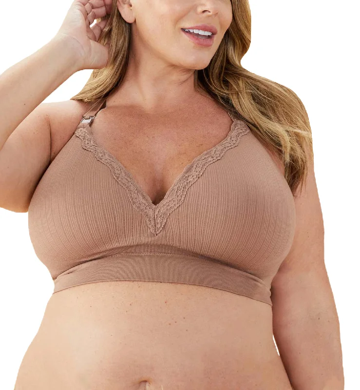 organic cotton hypoallergenic women nursing bra Cake Tutti Frutti Bamboo Racerback Nursing Bra (29-1053) - Mocha organic cotton hypoallergenic women nursing bra Cake Tutti Frutti Bamboo Racerback Nursing Bra (29-1053) - Mocha