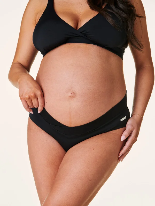 affordable women nursing bra Crossover Maternity & Nursing Swim Bottom