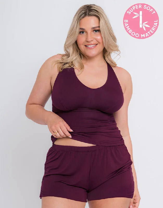 Breathable non wired bralettes for hot weather​ Curvy Kate Softease Vest Top Fig