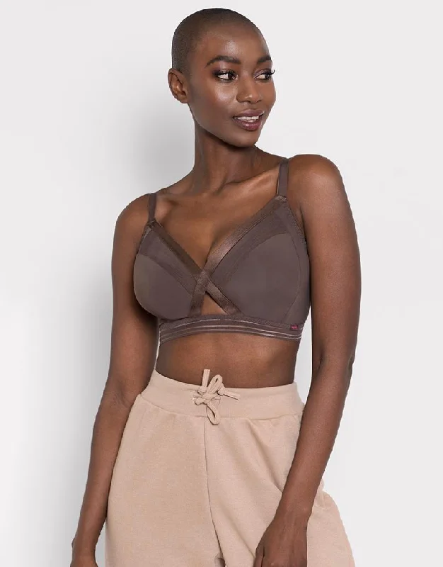 Adjustable non wired bras for maximum comfort Curvy Kate Unwind Non-Wired Bralette Cocoa Adjustable non wired bras for maximum comfort Curvy Kate Unwind Non-Wired Bralette Cocoa