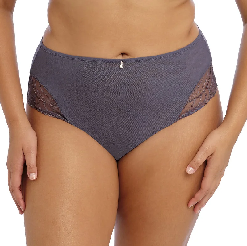 Eco-Friendly Organic Lingerie for Women  Elomi Priya Storm Grey Full Brief Panty 4555