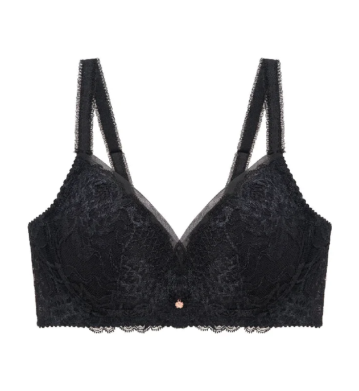 Non wired bralette with floral embroidery Florale Wild Peony Non-Wired Padded Bra Non wired bralette with floral embroidery Florale Wild Peony Non-Wired Padded Bra