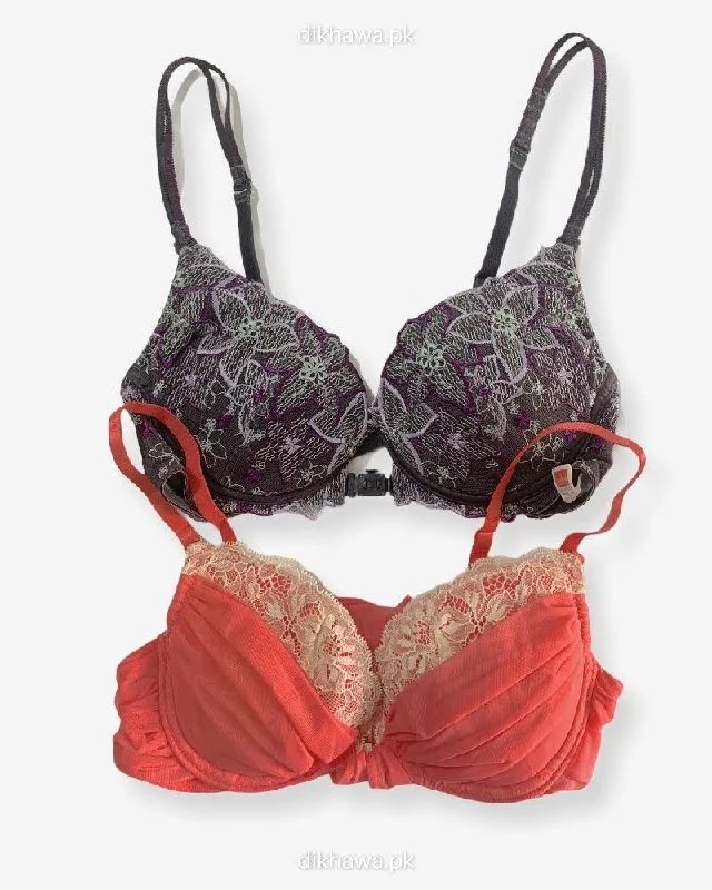 supportive women nursing bra for large busts Pack of 2 - Front Open Bra with Button - Soft Padded Underwired Bra Imported Stocklot Branded Front Open Bra supportive women nursing bra for large busts Pack of 2 - Front Open Bra with Button - Soft Padded Underwired Bra Imported Stocklot Branded Front Open Bra