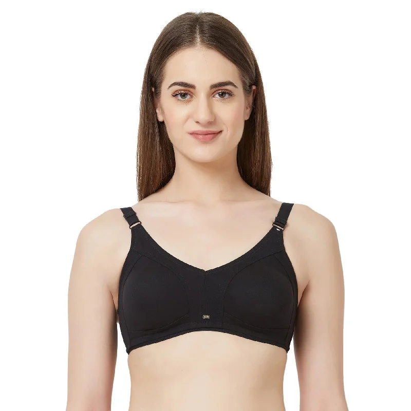 Non wired sports bras for running​ Full Coverage Non Padded Non Wired Bra-CB-329
