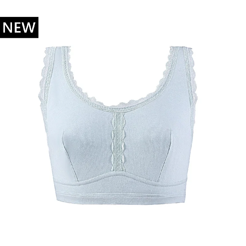 Plus size non wired bralettes Georgia - Silk Back Support Full Coverage Wireless Organic Cotton Bra Plus size non wired bralettes Georgia - Silk Back Support Full Coverage Wireless Organic Cotton Bra