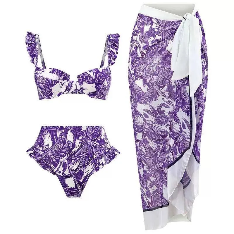Bikini briefs made of stretchy fabric​ Georgie Bikini with Sarong