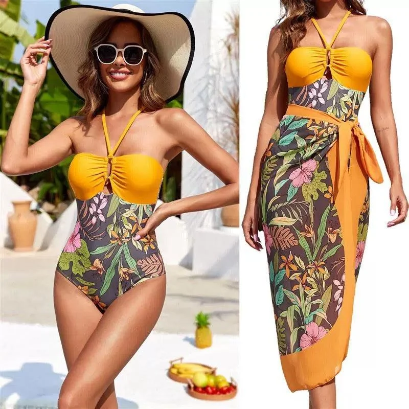 Retro - style bikini briefs from the 80s​ Hodor One Pc Swimsuit with Skirt