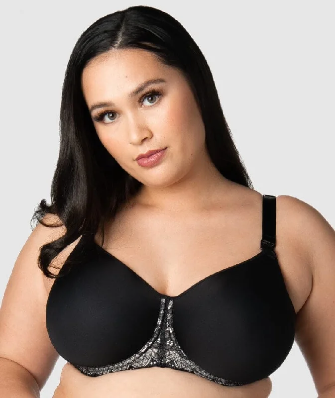 anti - bacteria women nursing bra Hotmilk Obsession Maternity & Nursing Bra - Black