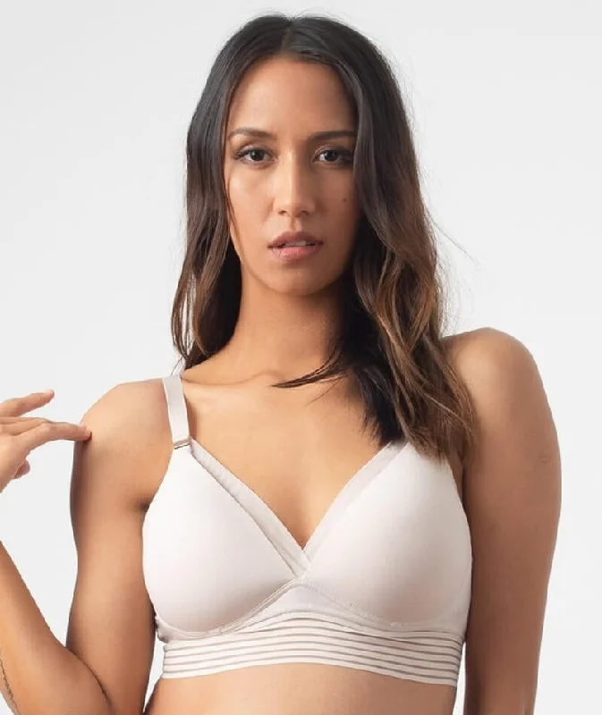 maternity and nursing combined women nursing bra Hotmilk Ambition Triangle Wire-Free Bra - Shell Pink maternity and nursing combined women nursing bra Hotmilk Ambition Triangle Wire-Free Bra - Shell Pink