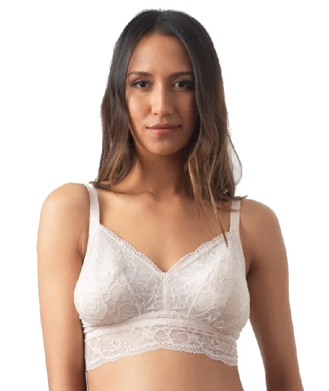 printed pattern women nursing bra Hotmilk Heroine Maternity Wire-Free Bralette - Shell Pink printed pattern women nursing bra Hotmilk Heroine Maternity Wire-Free Bralette - Shell Pink