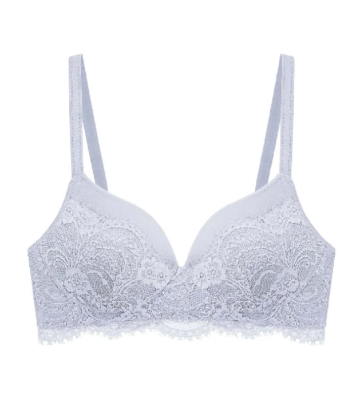 Breathable non wired bralettes for hot weather​ Love Lace Non Wired Padded Bra