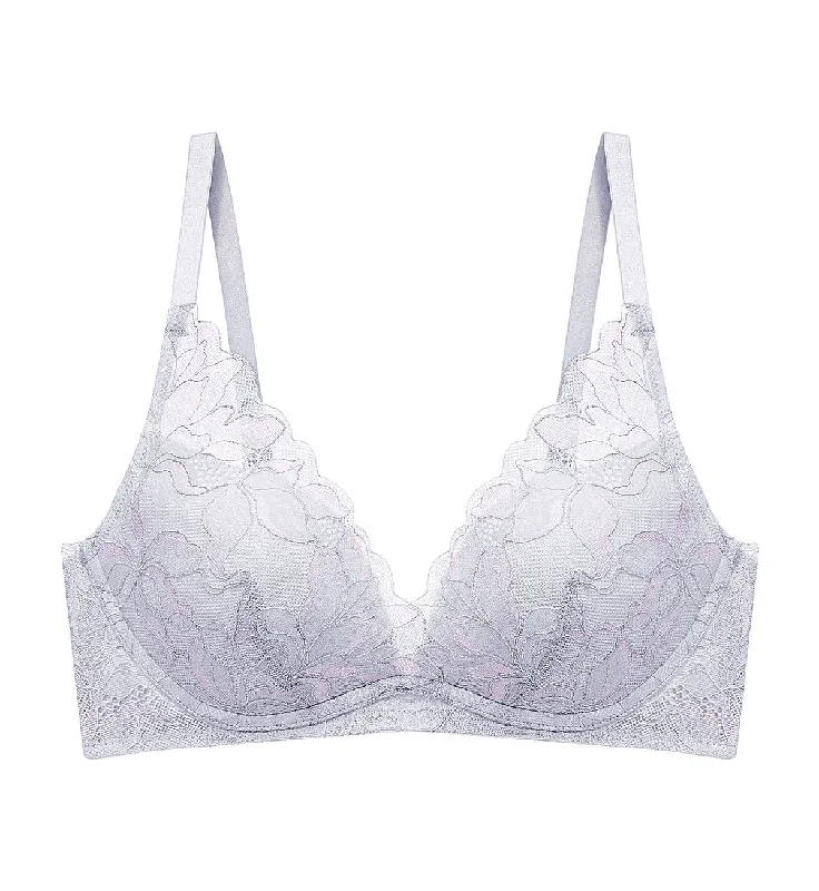 Lightly padded non wired bras for modesty Magnolia Lace Non Wired Push Up Deep V Bra Lightly padded non wired bras for modesty Magnolia Lace Non Wired Push Up Deep V Bra