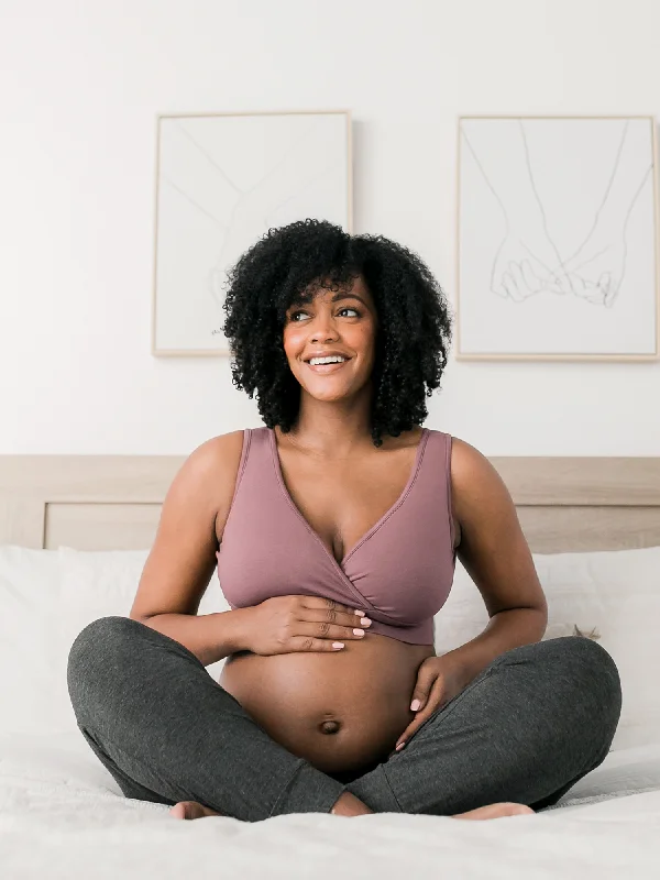 sleep - friendly women nursing bra Organic Cotton Sleep & Nursing Bra | Twilight
