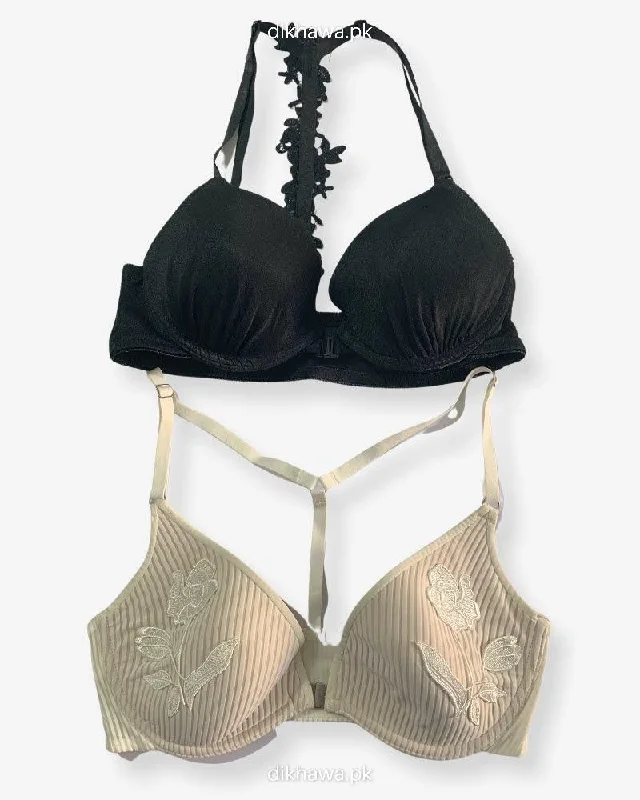 wireless women nursing bra for a natural feel Pack of 2 - Front Open Bra with Button - Soft Padded Underwired Bra Imported Stocklot Branded Front Open Bra wireless women nursing bra for a natural feel Pack of 2 - Front Open Bra with Button - Soft Padded Underwired Bra Imported Stocklot Branded Front Open Bra