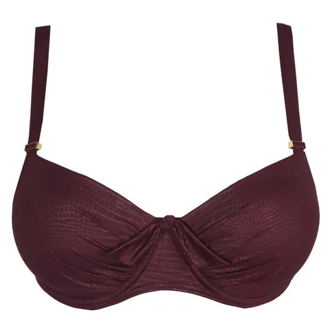 Quick - dry bikini briefs for beach activities​ Prima Donna Dalyan Bikini Top Wine