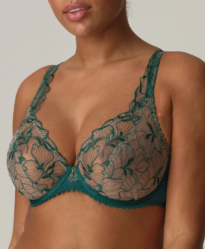 plus size seamless women bra and panty sets Prima Donna Springdale Jasper Green Unlined Plunge Bra 0163474 plus size seamless women bra and panty sets Prima Donna Springdale Jasper Green Unlined Plunge Bra 0163474
