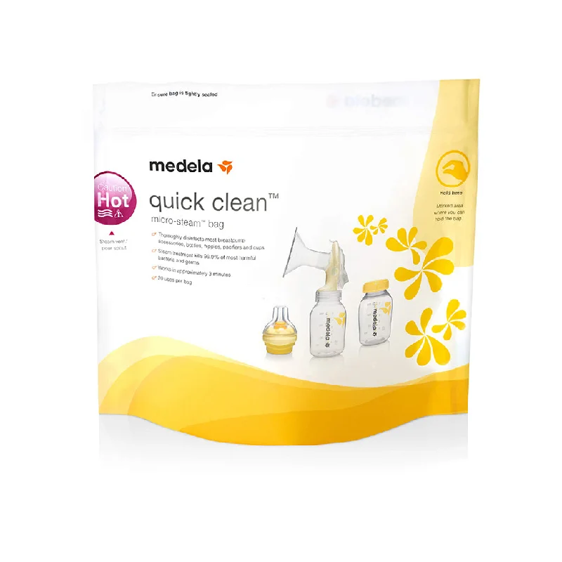 moisture wicking women nursing bra Quick Clean Micro Steam Bags