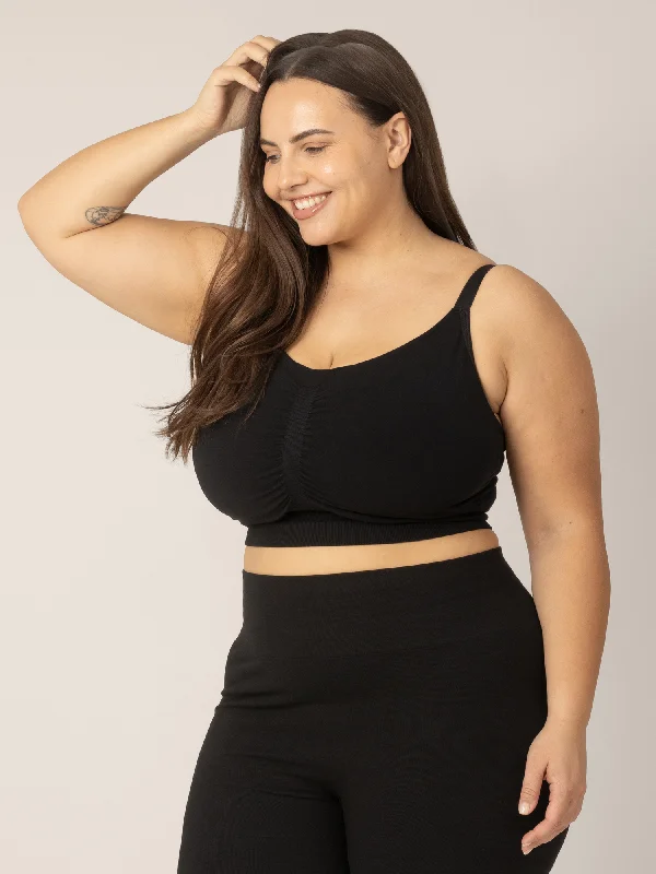 affordable women nursing bra Sublime® Bamboo Hands-Free Pumping Lounge & Sleep Bra | Black affordable women nursing bra Sublime® Bamboo Hands-Free Pumping Lounge & Sleep Bra | Black